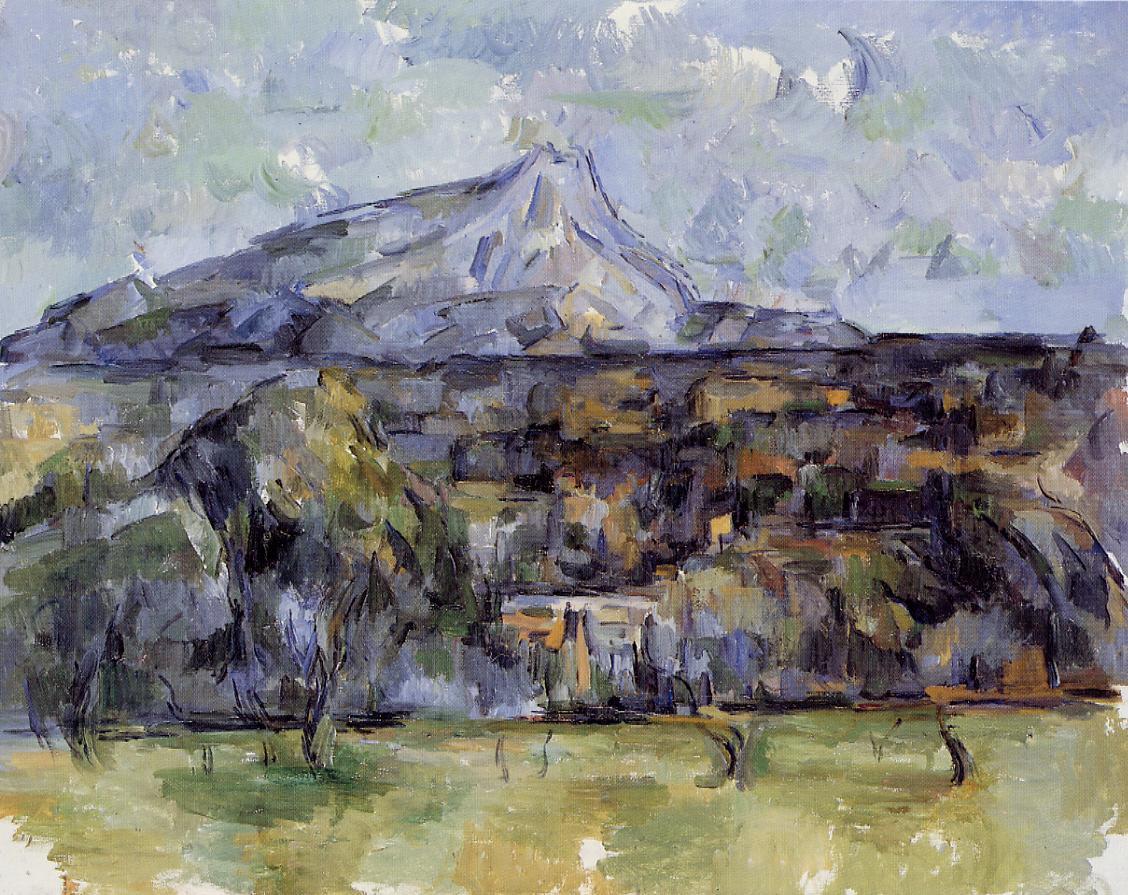 Mont Sainte-Victoire Seen from les Lauves 5 - Paul Cezanne Painting
